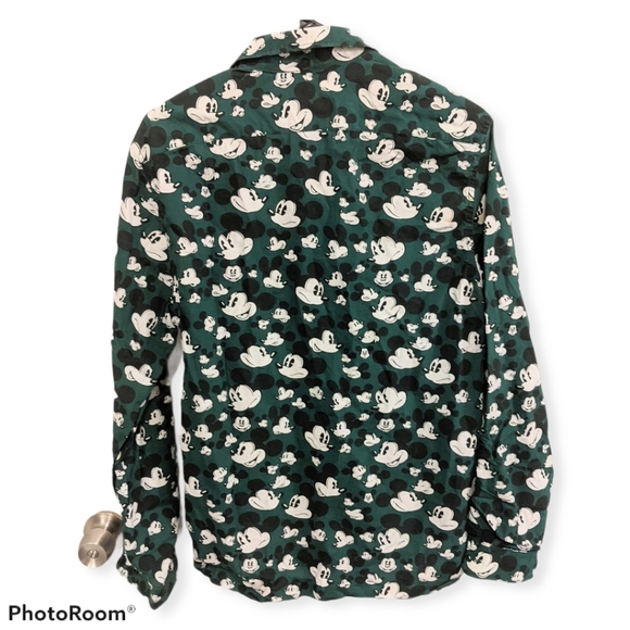 H&M Tops Hm Disney Mickey Mouse Button Up Shirt Poshmark